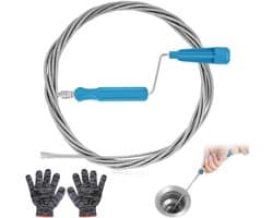 Efficiënte Spiralen voor Afvoerreiniging 6mm x 3m, Universele Ontstopper voor Toiletten en Badkuipen, Ideaal voor Verstopte Afvoeren en Pijpen
