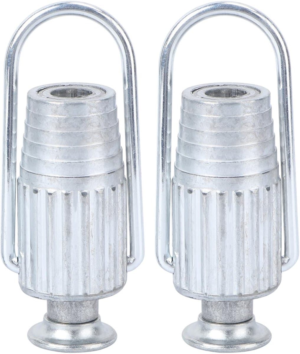Dailygoods- Waslijn Aanscherper Set van 2 - Aluminium - Duurzaam - Huishoudelijke Leveringen - Kledinglijn - Sterke Constructie - Waslijnspanner — afbeelding 1