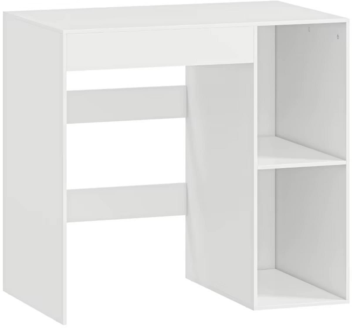 JOYNEXTBUY - Wasmachine Opbergrek met Open Planken - Badkamerrek - Toiletkast voor Wasruimte - Wit - Opbergkast - Voor Wasmiddel — afbeelding 1