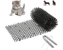 Dierenbarrière Doornrooster - Kattenafweerstrip - 200 x 30 cm - Anti-kattennetwerk - Tuin Kattenafweer