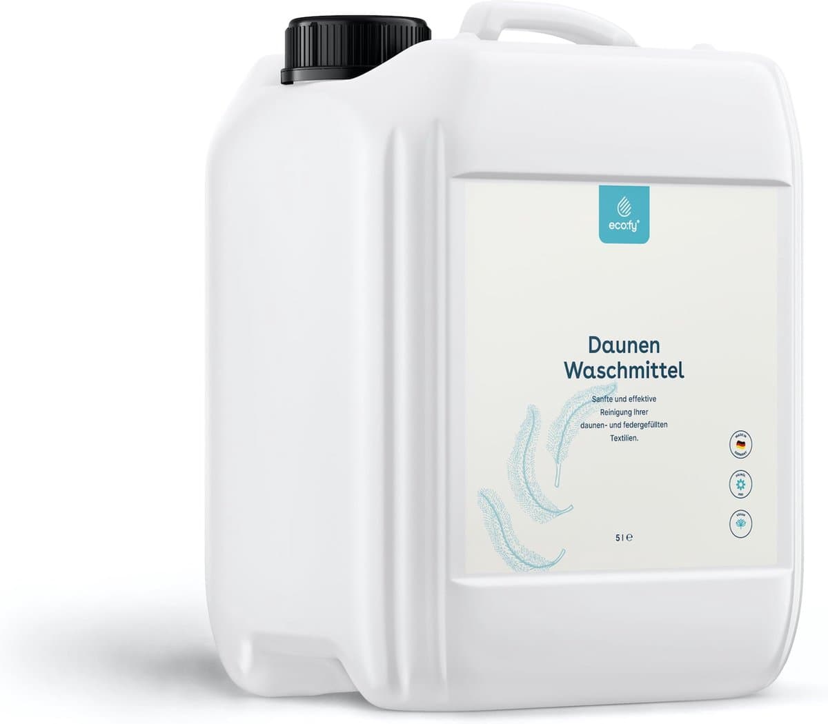 eco:fy® Dons wasmiddel • wasmiddel reinigt verzorgt dons, veren, donsjack — afbeelding 1
