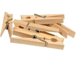 Benson Wasknijpers Hout XXL - 18 stuks