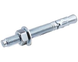 Wiganker Verzinkt - Betonanker Zwaar - Zware Bevestigingen - Torsie-gecontroleerd - 1/4" x 2-1/4" 40 Stuks - Verzinkt
