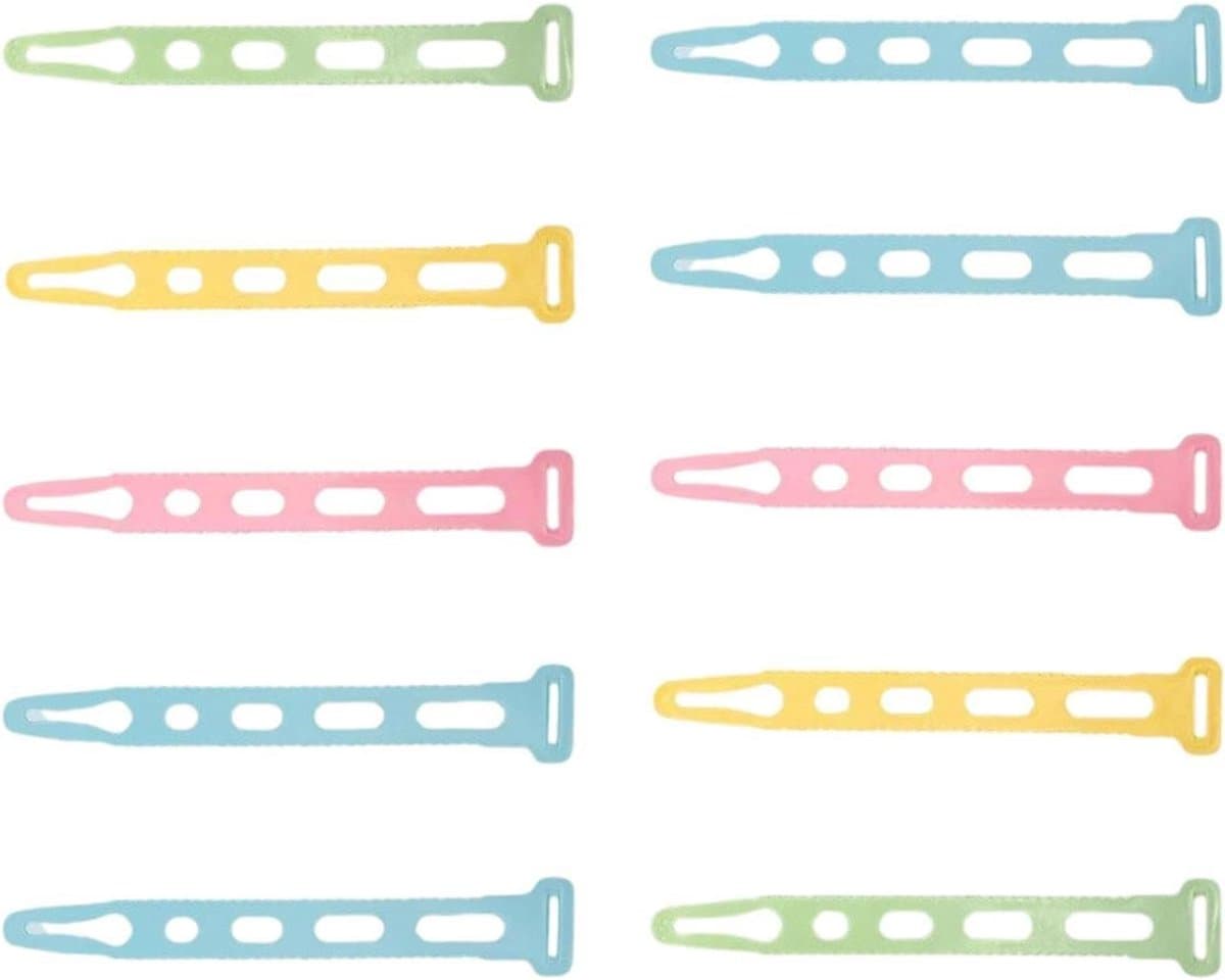 Wasknijpers - Kledingclips - Wassen Drogen - Winddicht Ontwerp - 10 Stuks - Kleurrijk — afbeelding 1