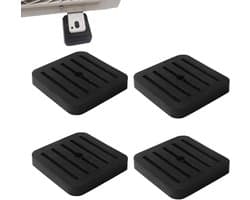 Trillingsdempers Airco - Anti-vibratie pads - Apparaten Stabiliseren - Geluid en Trillingen Reduceren - 4 stuks - Zwart