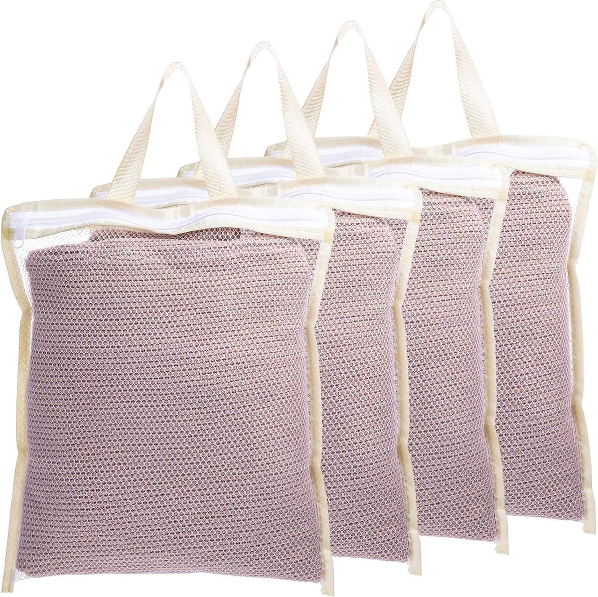 Set van 4 Kleine Wasnetjes voor Delicate Kleding - Duurzame Waszakken voor Ondergoed, Sokken en Babykleding - Ideaal voor de Wasmachine en Reizen (30 x 25 cm) — afbeelding 1