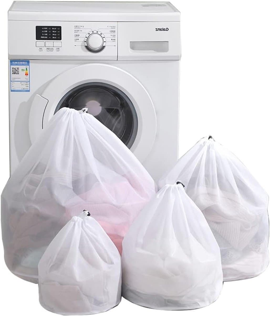4 Stuks Wasnetten voor Kleding - Diverse Maten Waszakken voor de Wasmachine en Opberging — afbeelding 1