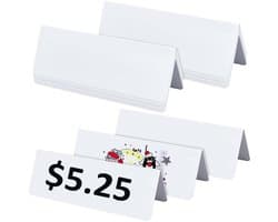 Dailygoods- Naamkaart 20 Stuks - Herbruikbare Tafelkaarten - Droog Uitwisbaar - Naamkaartjes Bruiloft - Naamkaartjes Conferentie - Ideaal voor Kantoor - Tafelkaart