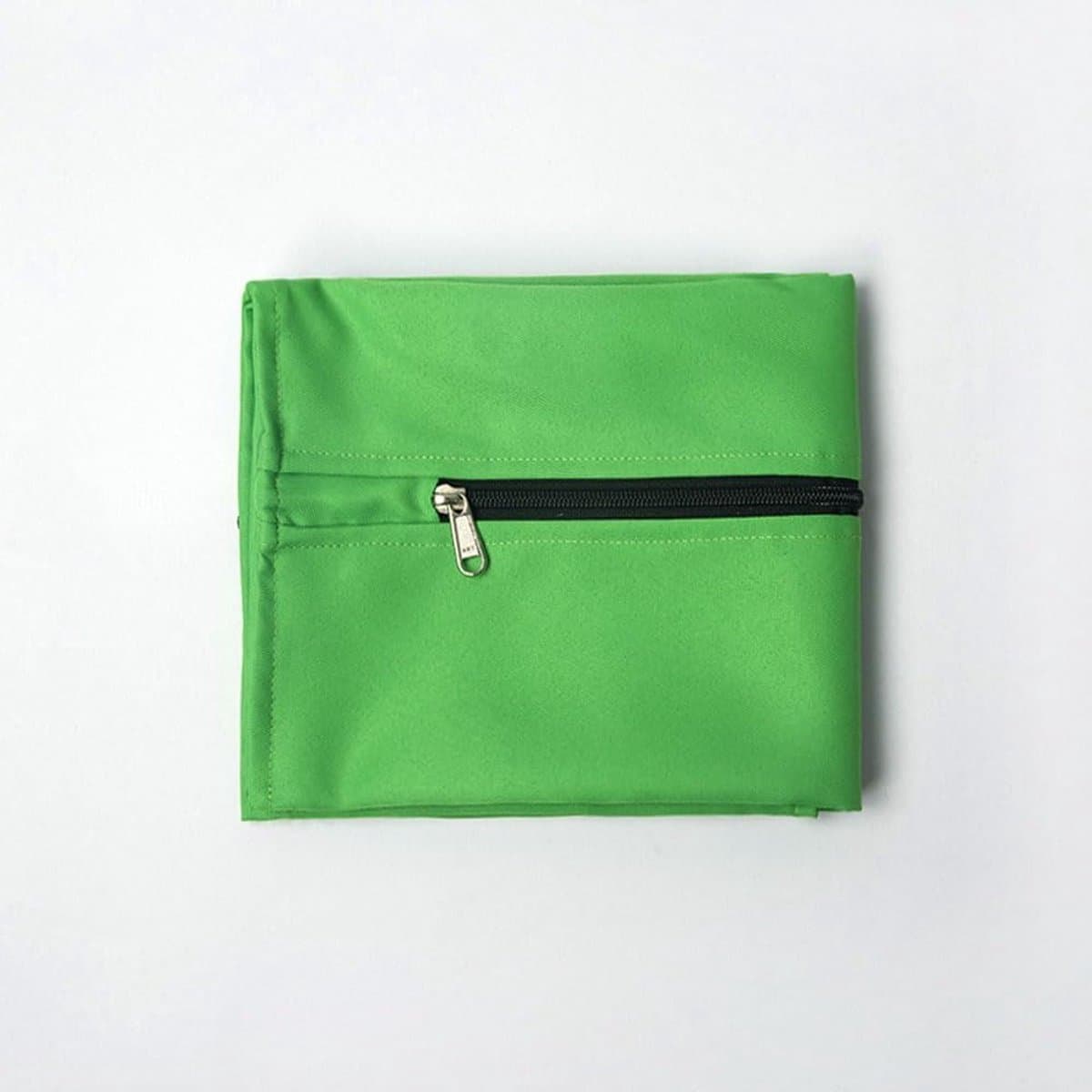 Duurzame groene twill polyester waszak voor huisdieren - Ideaal voor handdoeken, dekens, speelgoed en kleding (L) — afbeelding 1