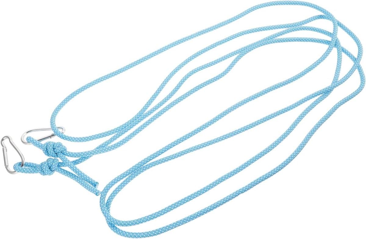 Waslijn Polyester - Kledinglijn Ophangtouw - Kleding Drogen - Winddicht Antislip - 500 cm - Blauw — afbeelding 1