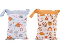 wetbag, 2 waterdichte tassen 30 × 40 cm