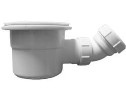 Aica Sifon (116x91 mm) met afvoerslang (300-1000 mm) 90 mm diameter afvoeropening efficiënte afwatering waterdicht en lekvrij milieuvriendelijk polypropyleen