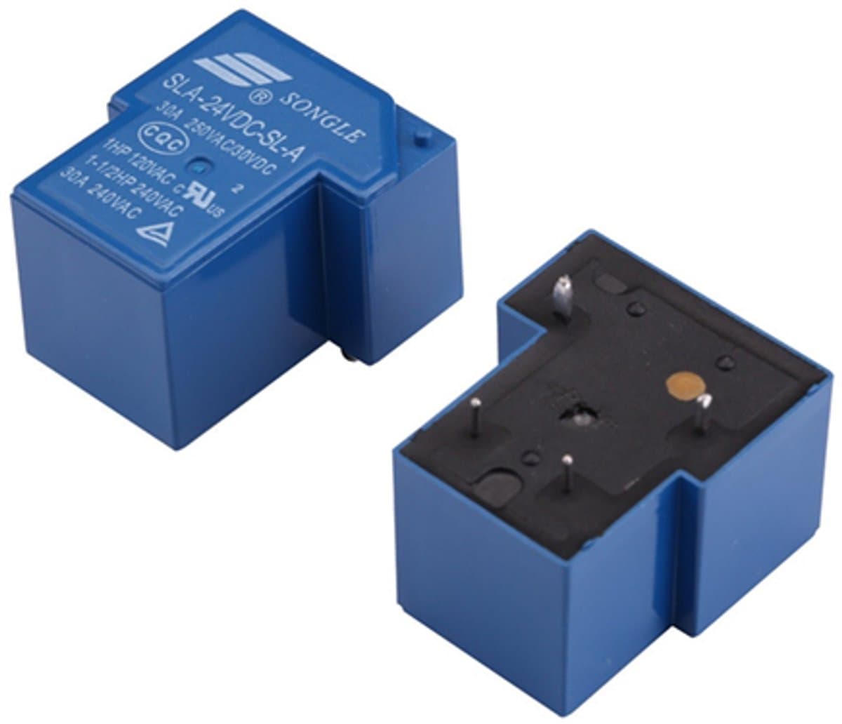 SLA-24VDC-SL-A Relais – 24V DC – 4-Pins – 30A — afbeelding 1
