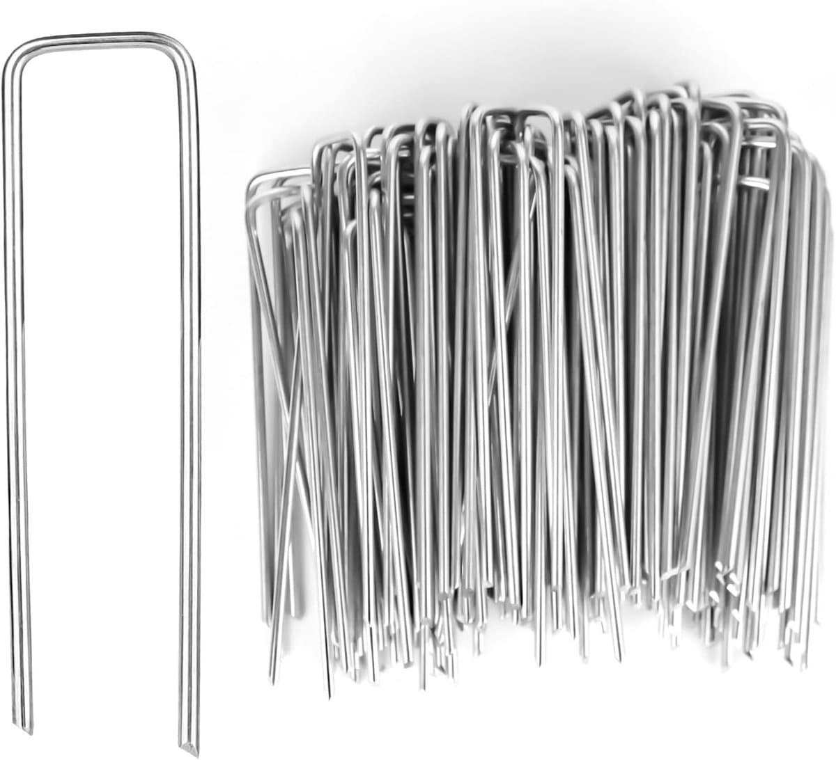 Tuingrondankers 100 stuks van 100 x 20 x 25 mm - Verzinkte stalen — afbeelding 1