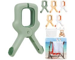 Grote Handtuchklammern - Winddichte Klammern voor Strand en Wassen - 6 Stuks