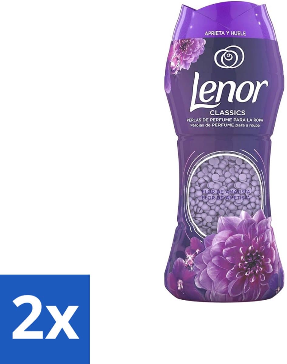 2 x Lenor Unstoppables – Geurbooster – Amethyst – 210 g - Geurbooster Was - Wasgeur - Wasgeur Intens - Wasgeur Langdurig - Wasgeur Amethyst — afbeelding 1