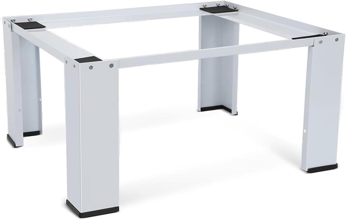 Verhoogd Metalen Onderstel voor Wasmachine en Droger - 64x54,5x32 cm - Tot 150 kg — afbeelding 1