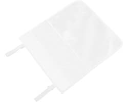 Hangende Opbergzak - Mesh Organizer - Wasknijpers Opbergen - Grote Capaciteit - 45x52cm - Wit