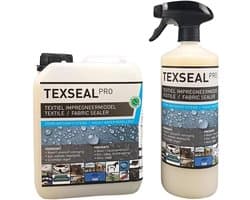 Textiel Impregneer Spray - Waterafstotend Middel - Textiel Beschermen - Nano Coating Technologie - 3.5 Liter BUNDEL - Transparant