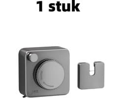 1 stuk - Touw - Draadkabelframe - Geen boren nodig - Onzichtbare waslijn - Wasdroogtouw - Onzichtbaar uitschuifbaar balkon - 9 cm * 9 cm - Grijs