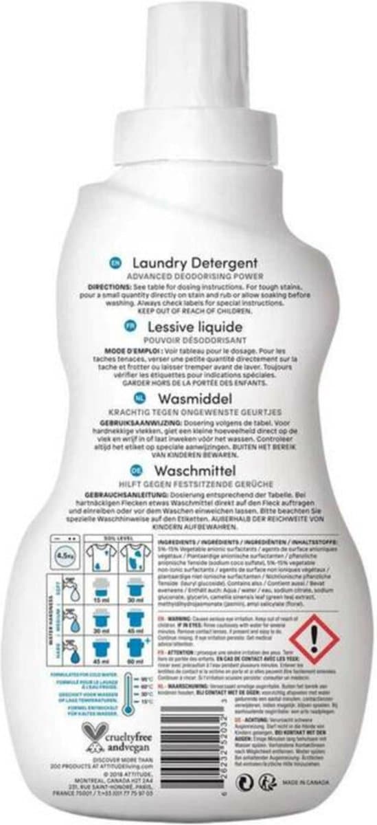 Attitude Wasmiddel Wildflowers 35 Wasbeurten - 1 liter — afbeelding 1