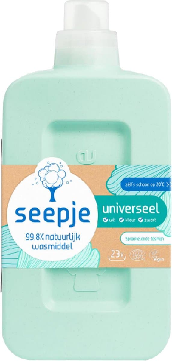 Seepje Wasmiddel Universeel - Sprankelende Jasmijn - 1L - 23 Wasbeurten — afbeelding 1