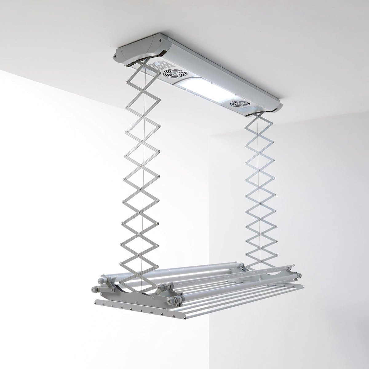 Foxydry Air 160 cm electrisch plafonddroogrek met afstandsbediening - 160 X 57 X 30 cm — afbeelding 1