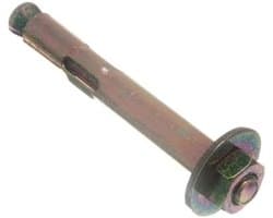 Mouwankers - Rawl bouten - Zware bevestiging - Roestbestendige plating - M10 x 80mm - Geel