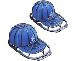 2-delige set voor het wassen van baseballpetten – Wasrek voor baseballpetten – Droogrek voor baseballpetten – Pettenhouder – Anti-vervormingsopbergoplossing – Geschikt voor alle baseballpetten – Zwart