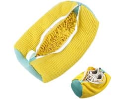 Dailygoods- Schoentas 360° Reiniging - Waszak Schoenen - Drielagige Mesh - Scheurvast - Ritssluiting - Hoogwaardig Polyester/Nylon
