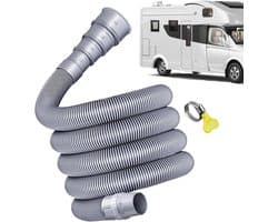 Afvalwaterslang Camper - Vuilwaterslang Caravan - Reizen en Kamperen - Verstelbare Lengte - 3 tot 5 Meter - Multicolor