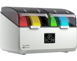 Filament Droger - Spoelen Droger - 3D Printen Onderhouden - Vier Spoelen Capaciteit - 45 cm Breed - Grijs