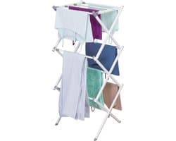 wasdroogrek met grote capaciteit opgewaardeerde versie, droogrek kleding, waslijn roestvrij staal, vouwen binnen en buiten