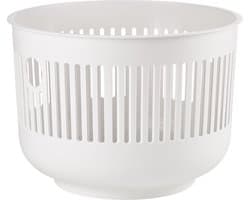 Zone Denmark Ume Wasmand - 30 liter - Wit - Kunststof - Ronde Wasmand met Hengsel - Kleine Wasbox of Opbergmand
