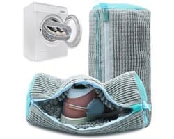 Set van 2 Herbruikbare Schoenwaszakken met Rits, Geschikt voor Wasmachine en Droger, Ideaal voor Sneakers, Laarzen en Sportschoenen