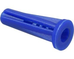 Plastic Ankers - Hollewandankers Conisch - Bevestigen in Muur - Zelfrotatie Voorkomend - 8-10 X 7/8-inch - Blauw