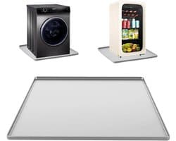 Wasmachine Bak - Lekbak Apparaten - Vloeren Beschermen - Roestvrij Staal - 67x49x5cm - Zilver