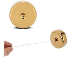 Dailygoods- Waslijn Uittrekbaar - Wanddroogrek - Kledinglijn - Roestvrij Staal - Intrekbaar - Voor Binnen/Buiten