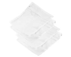 Benson Waszakjes - 2x - 2 stuks - wit - 40 x 30 cm - met rits - waszakken