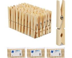 400 x wasknijpers hout - houten knijpers - knutselen - ophangen van wasgoed — afbeelding 1
