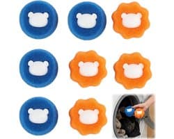 Elzusha - Set van 8 Herbruikbare Anti-Haar Ballen voor Wasmachine
