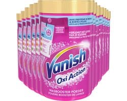 Vanish Oxi Action - Vlekkenverwijderaar - Wasbooster - Gekleurde Was - 1.5 Kg - Voordeelverpakking - 12 stuks