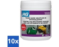 HG Wasmiddel Toevoeging Tegen Nare Geuren In Sportkleding 500 gr - Bulkverpakking - 10 stuks