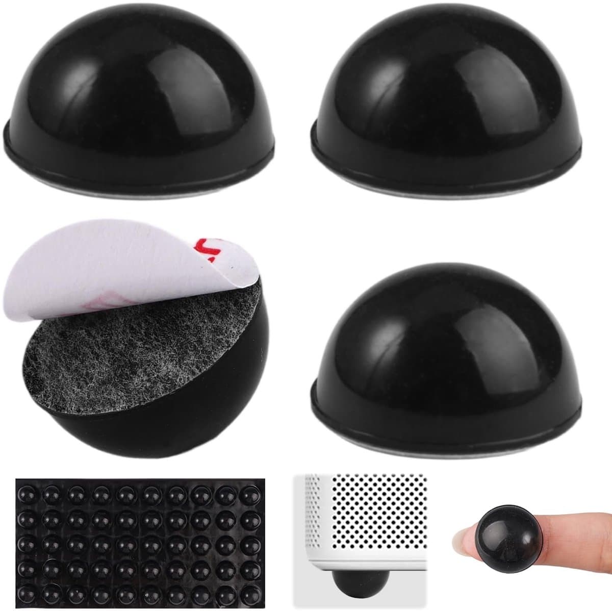 Dailygoods - 50 Stuks Zelfklevende Rubberen Voetjes voor Diverse Toepassingen — afbeelding 1