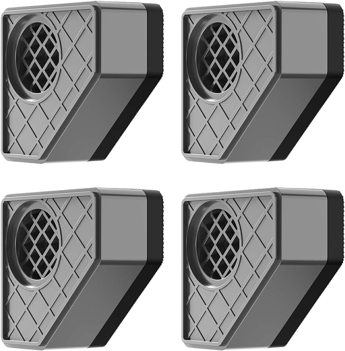 Wasmachine Onderzetters - Droger Sokkels - Stabiel Plaatsen - Anti-Vibratie Pads - 4 stuks - Zwart — afbeelding 1