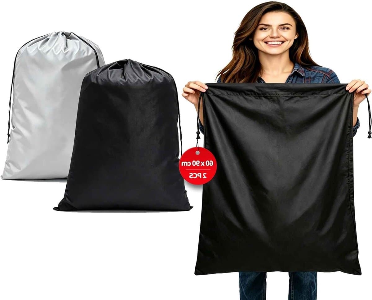 Grote Reiswaszakken van 60 x 90 cm met Trekkoordsluiting, Ideaal voor Vakantie en Thuis, 120 Liter Capaciteit — afbeelding 1