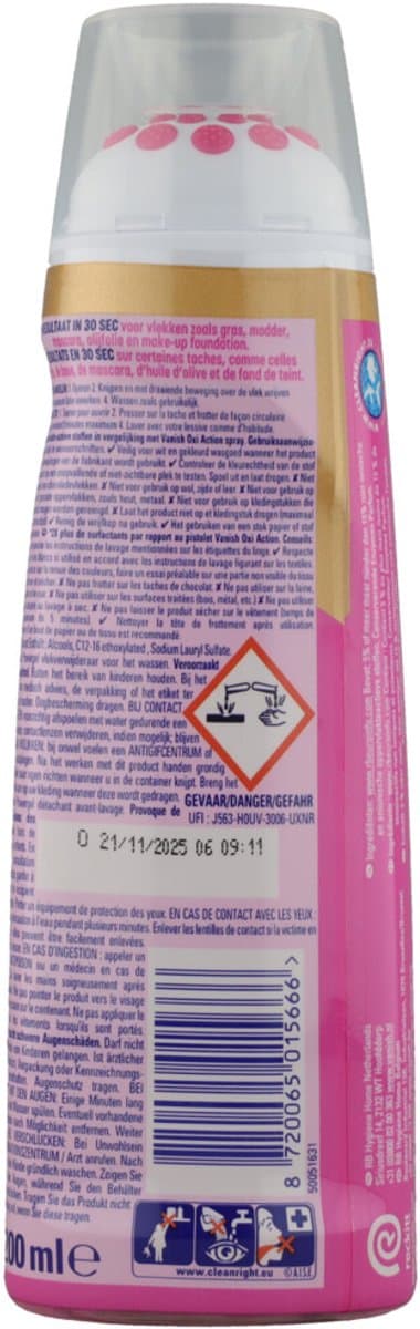Vanish Oxi Action Gold Vlekverwijderaar Powergel - 200 ml — afbeelding 1