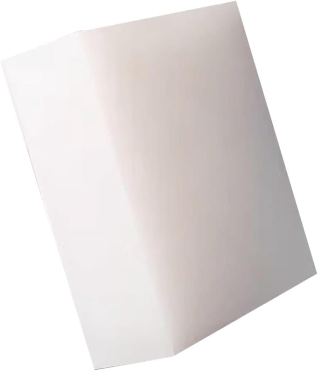Rubberen crashpad vierkant - Anti-vibratie plaat - Trillingsdemping apparaten - Schokabsorberend siliconen - 250x250mm - Wit — afbeelding 1