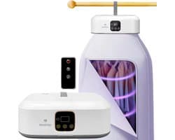 Hendriqs® Wasdroger Condensdroger 8 kg - 90°C mini droger met UV-sterilisatie - Droge Kleding & Warme Kamer Tegelijk - Alternatief voor Warmtepompdroger & Wasdroogcombinatie & Droogkast & Elektrisch Droogrek & Droogmachine