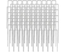 100 stuks Ø3mm Gondankers - 150x30mm Bevestigingsankers voor Tuin en Kamperen